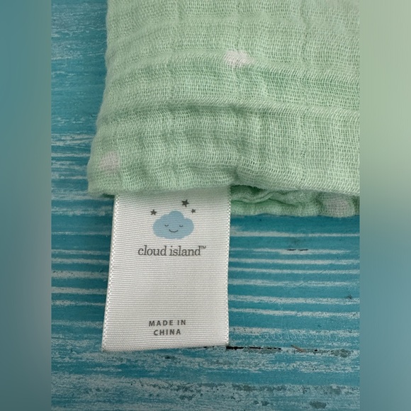 Cloud Island Muslin Swaddle Blanket - Picture 3 of 3